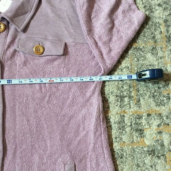 SOFT SURROUNDINGS TERRY KNIT SHACKET/SHIRT! NWT! M - Picture 4 of 8